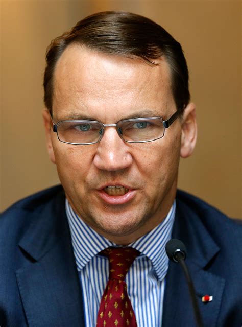 sikorski polish foreign minister